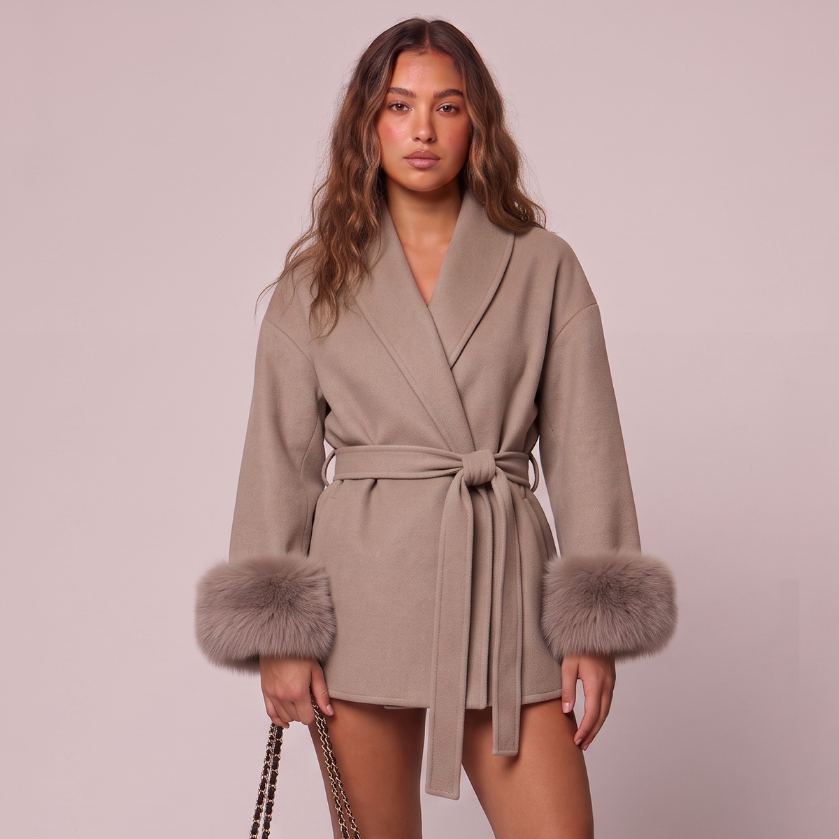 High Quality Faux Fur Jacke - 3 Farben
