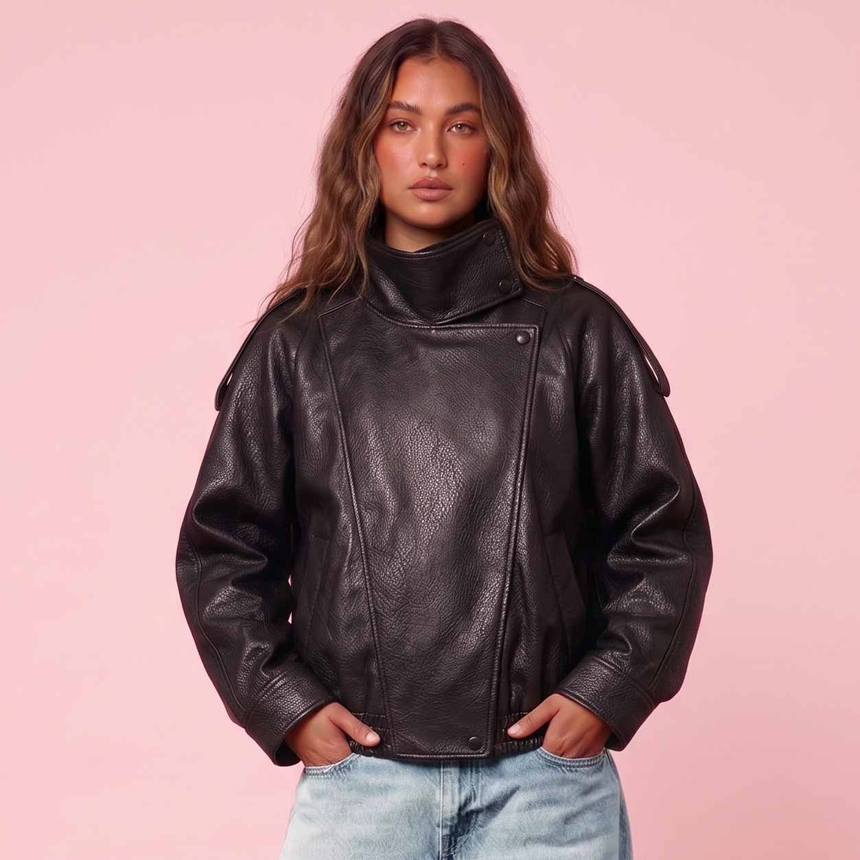Zorah Leder Jacke - 3 Farben