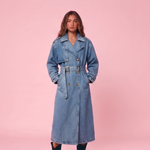 Denim Long Coat