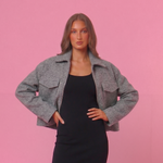 Jacke mit cropped fit - 3 Farben