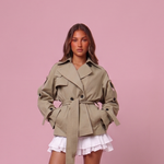Mid Length Trench Coat