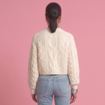 Knitted Cardigan - White
