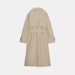 Beige Long Trench Coat