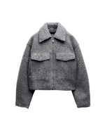 Jacke mit cropped fit - 3 Farben