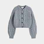 Knitted Cardigan - Grey