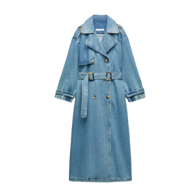 Denim Long Coat