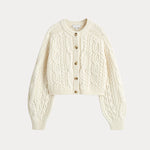 Knitted Cardigan - White