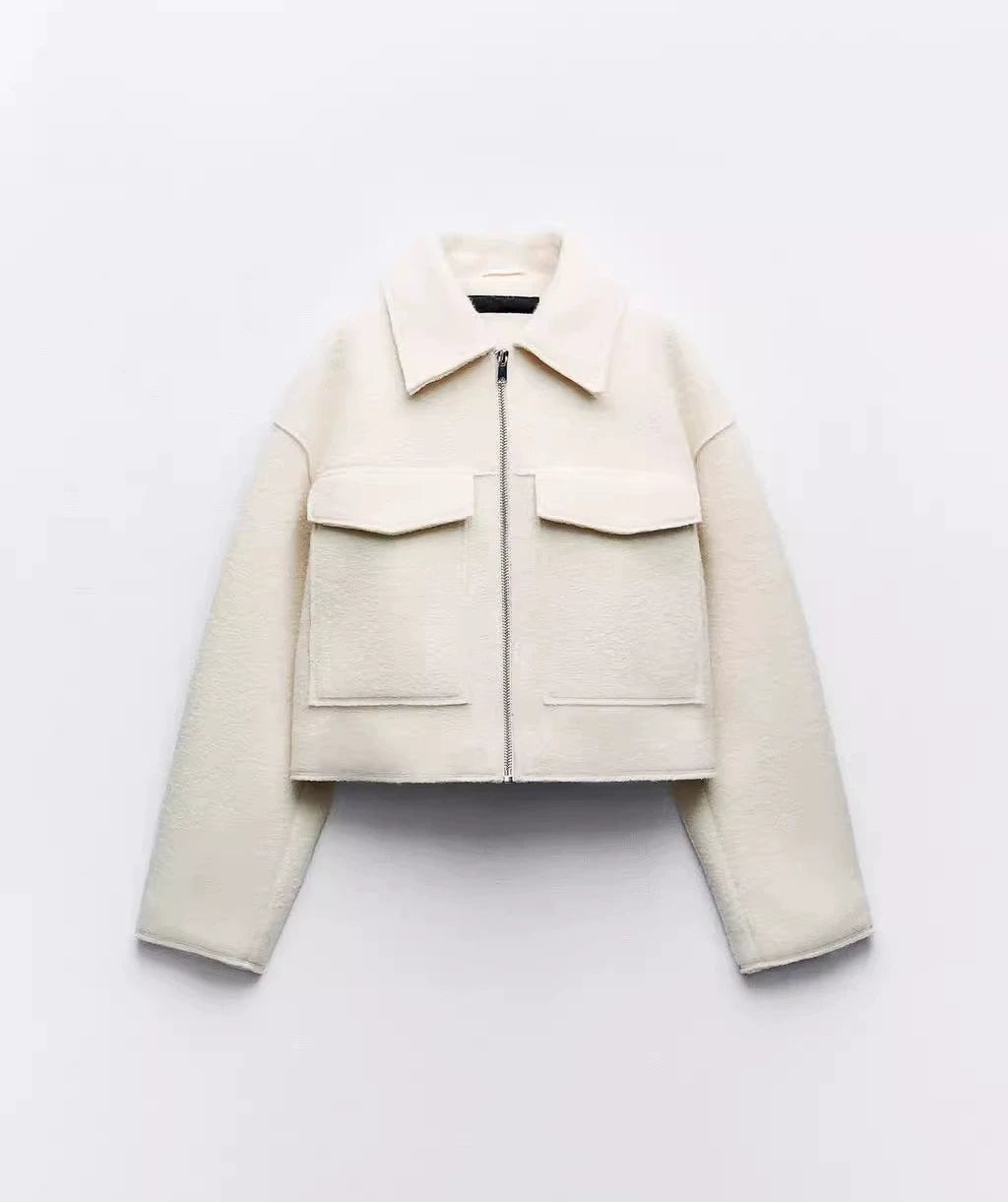 Jacke mit cropped fit - 3 Farben