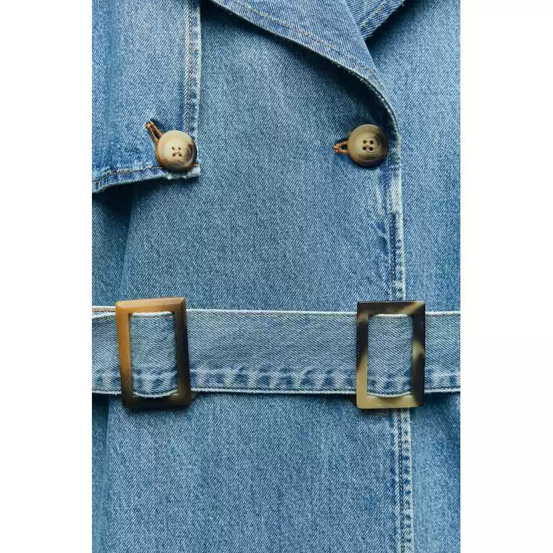 Denim Long Coat