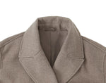 Double Breasted Thick Coat - 2 Farben