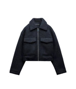 Jacke mit cropped fit - 3 Farben