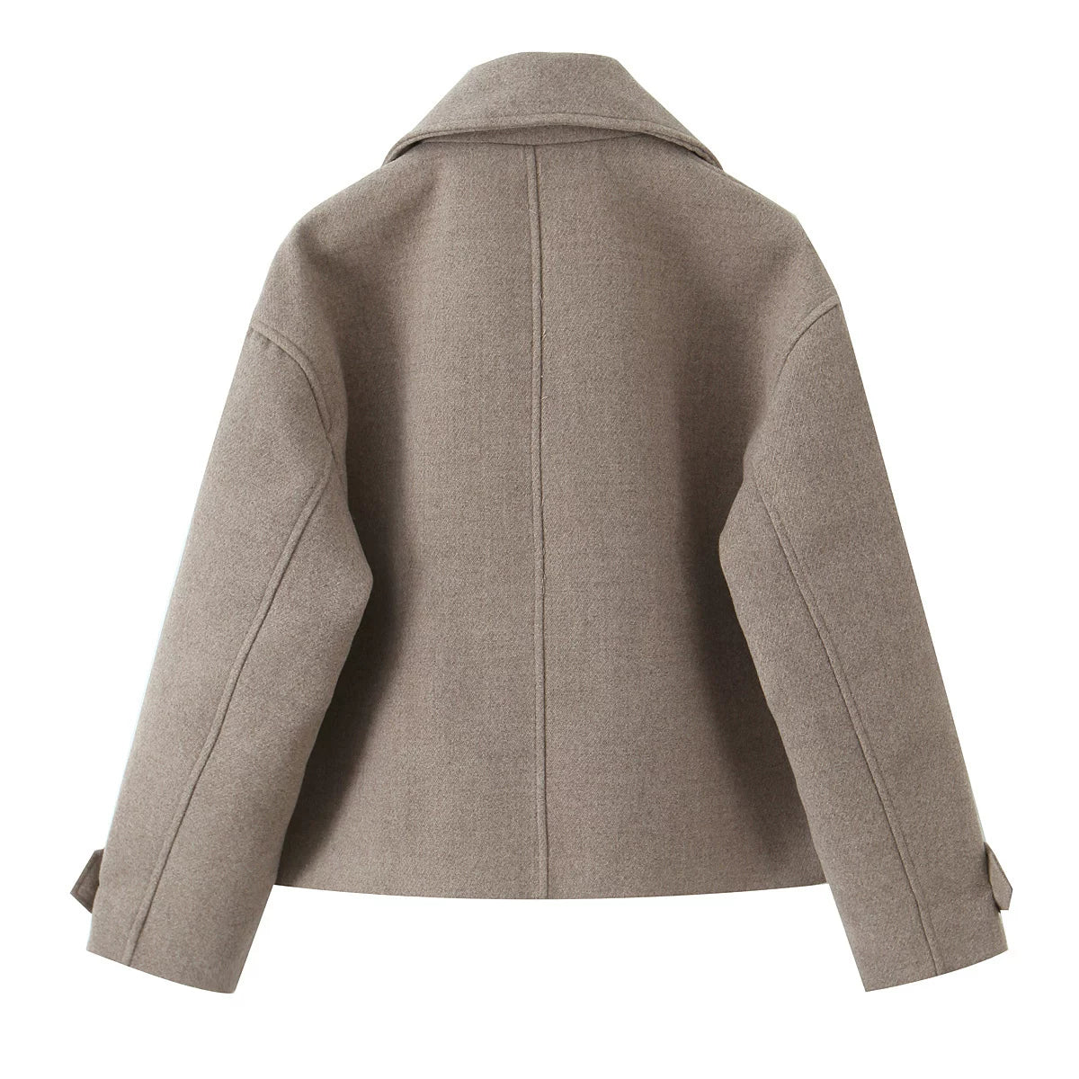 Double Breasted Thick Coat - 2 Farben