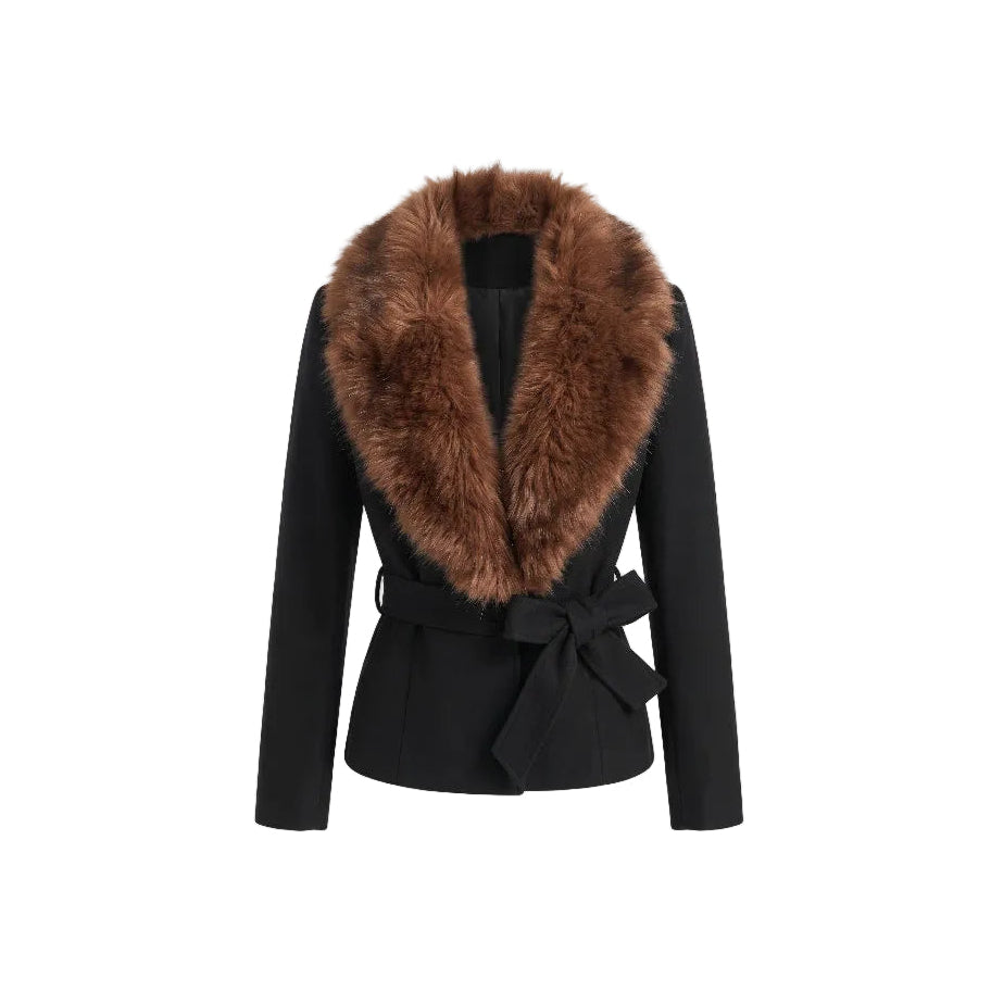 Black Fux Jacket