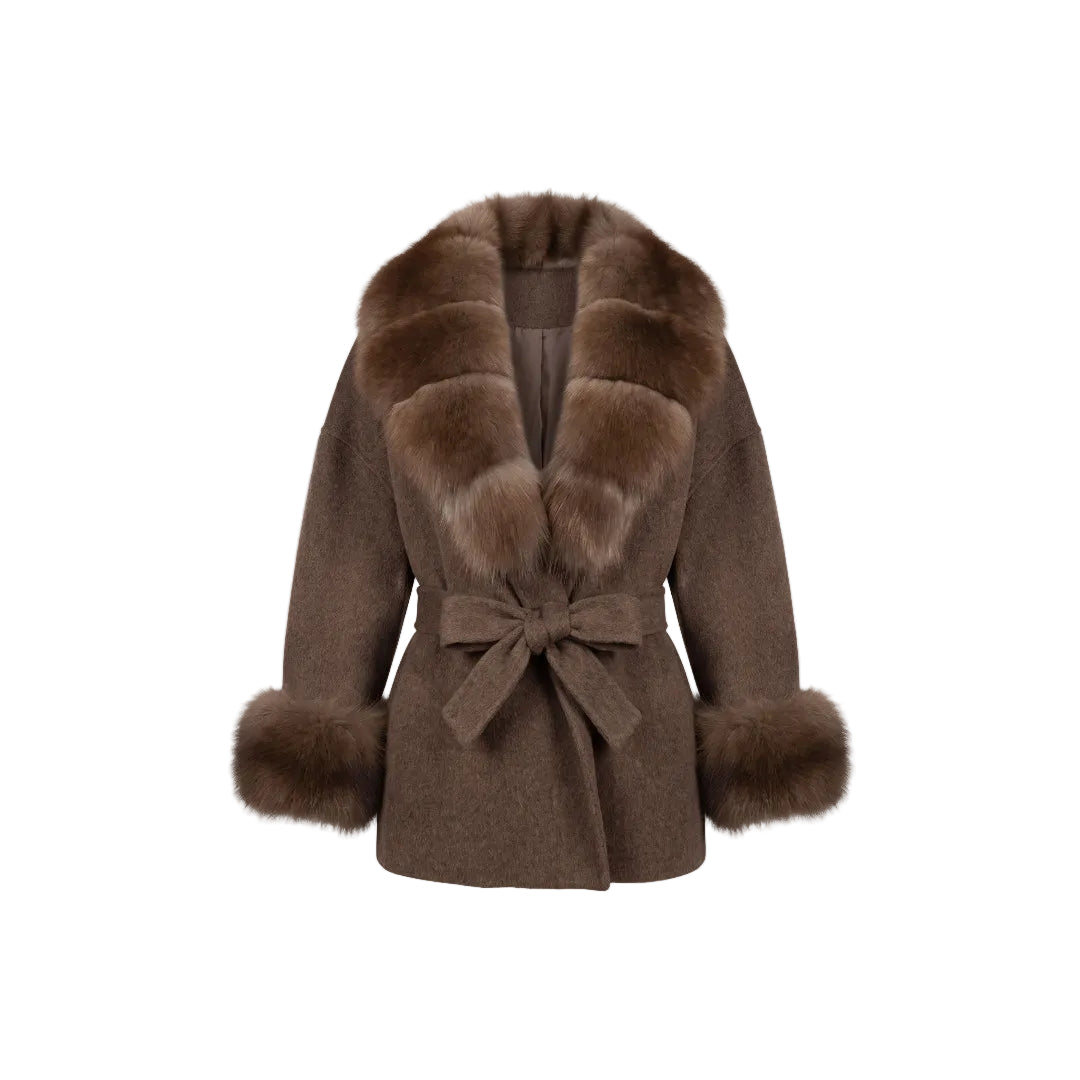 Autumn Braun Furr Jacke