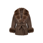 Autumn Braun Furr Jacke