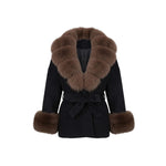 Autumn Black Furr Jacket