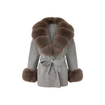 Autumn Grey furr Jacket