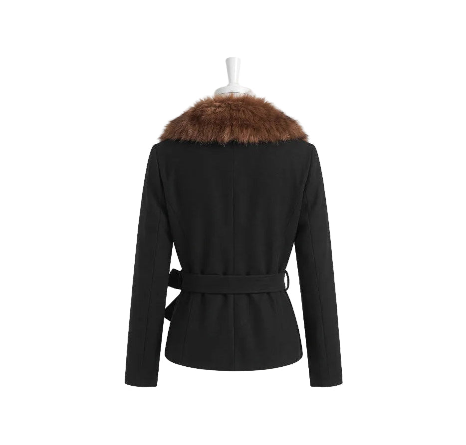 Black Fux Jacket