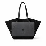 Ellunora Suede Tote Bag- Black