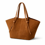 Ellunora Suede Tote Bag - Autumn Color