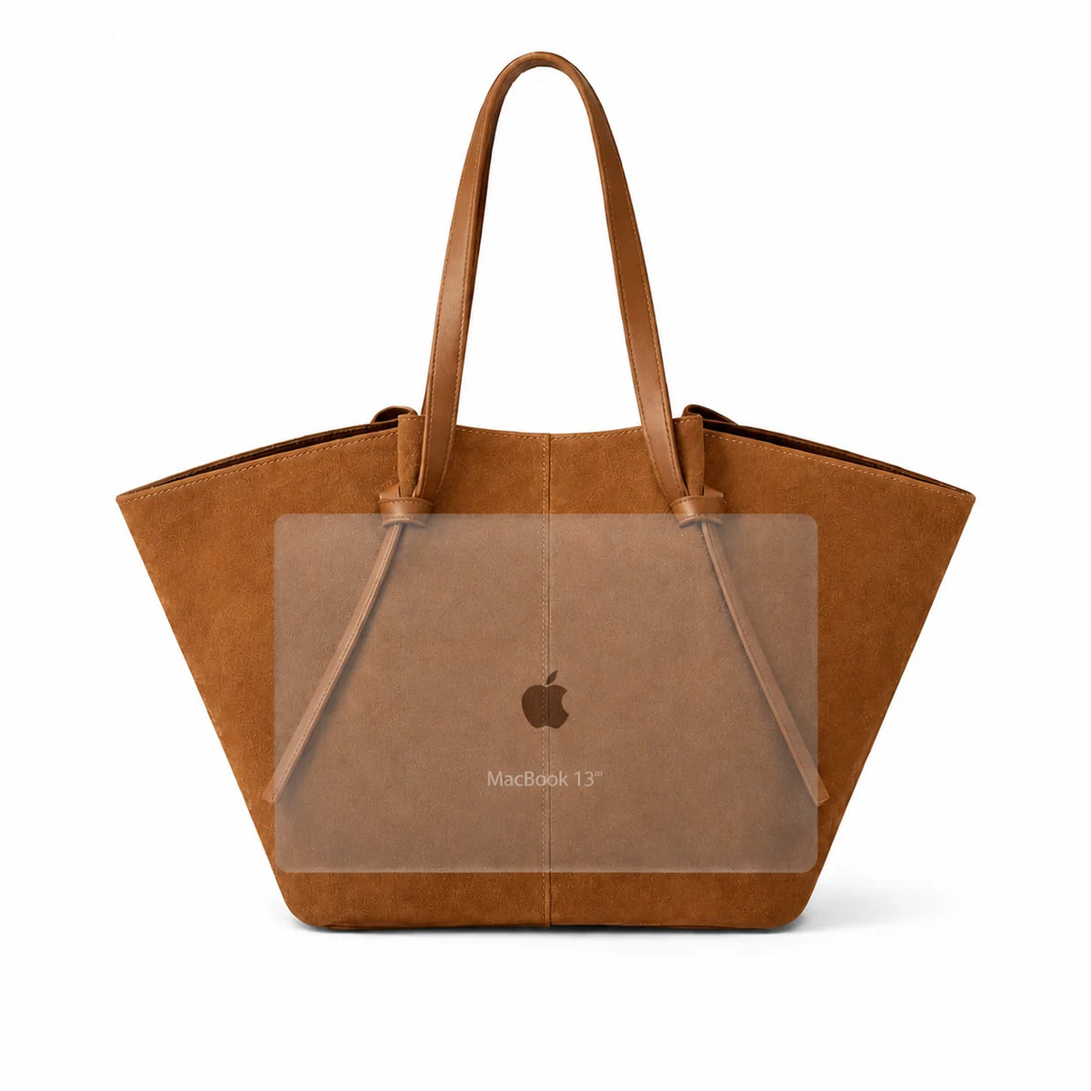 Ellunora Suede Tote Bag - Autumn Color
