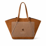 Ellunora Suede Tote Bag - Autumn Color
