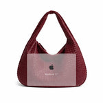 Snail Wave Large Tote Bag - Cherry Red