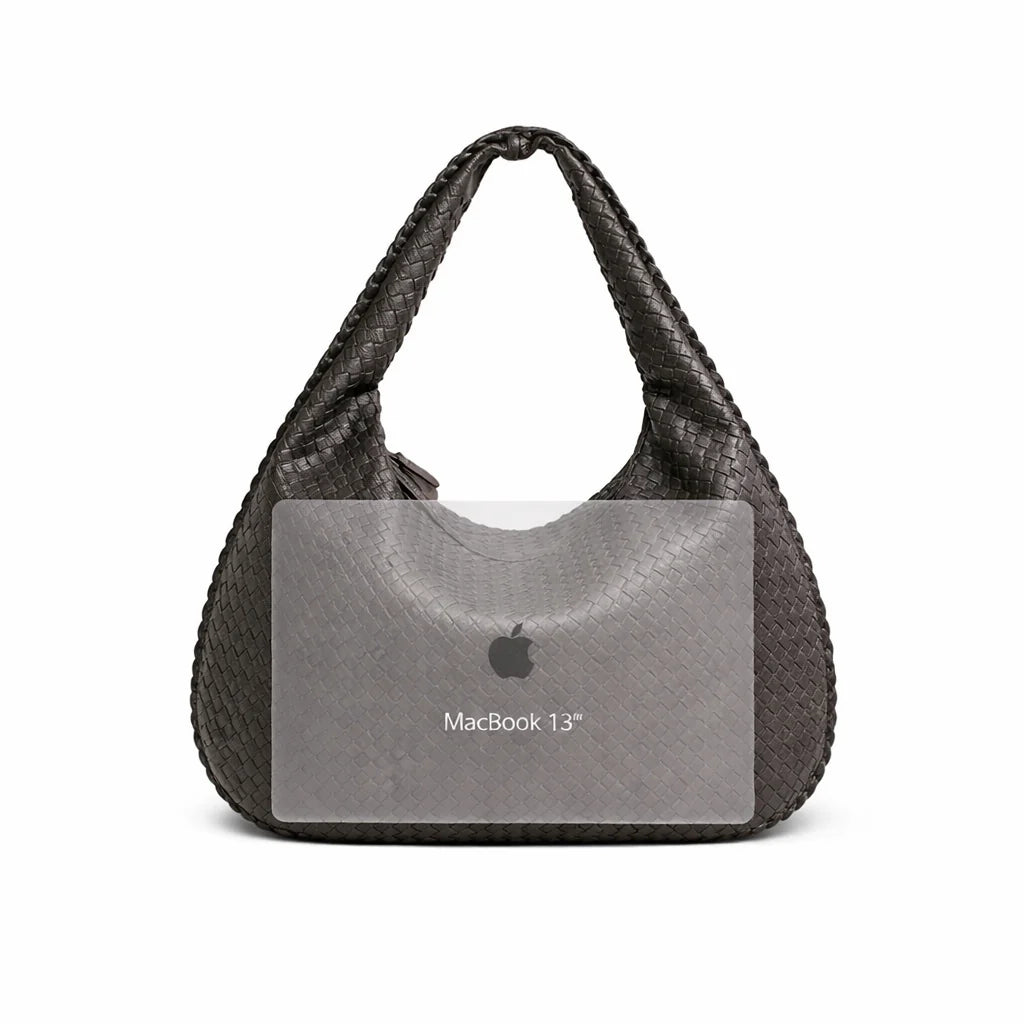 Snail Wave Large Tote Bag - Grau