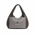 Snail Wave Large Tote Bag - Grau
