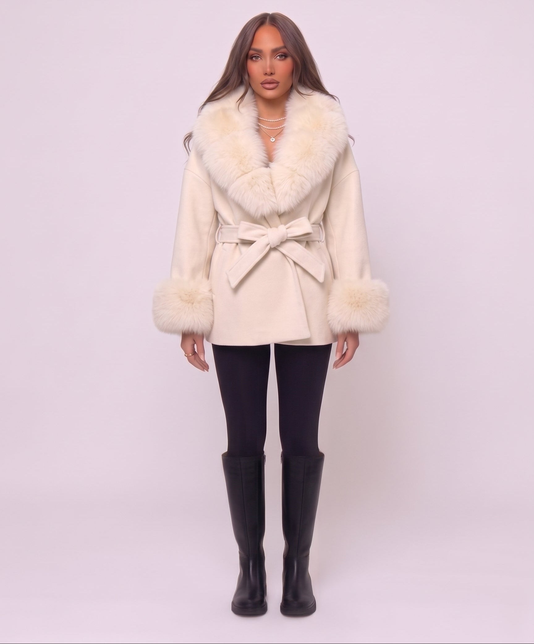 Off White Furr Jacket