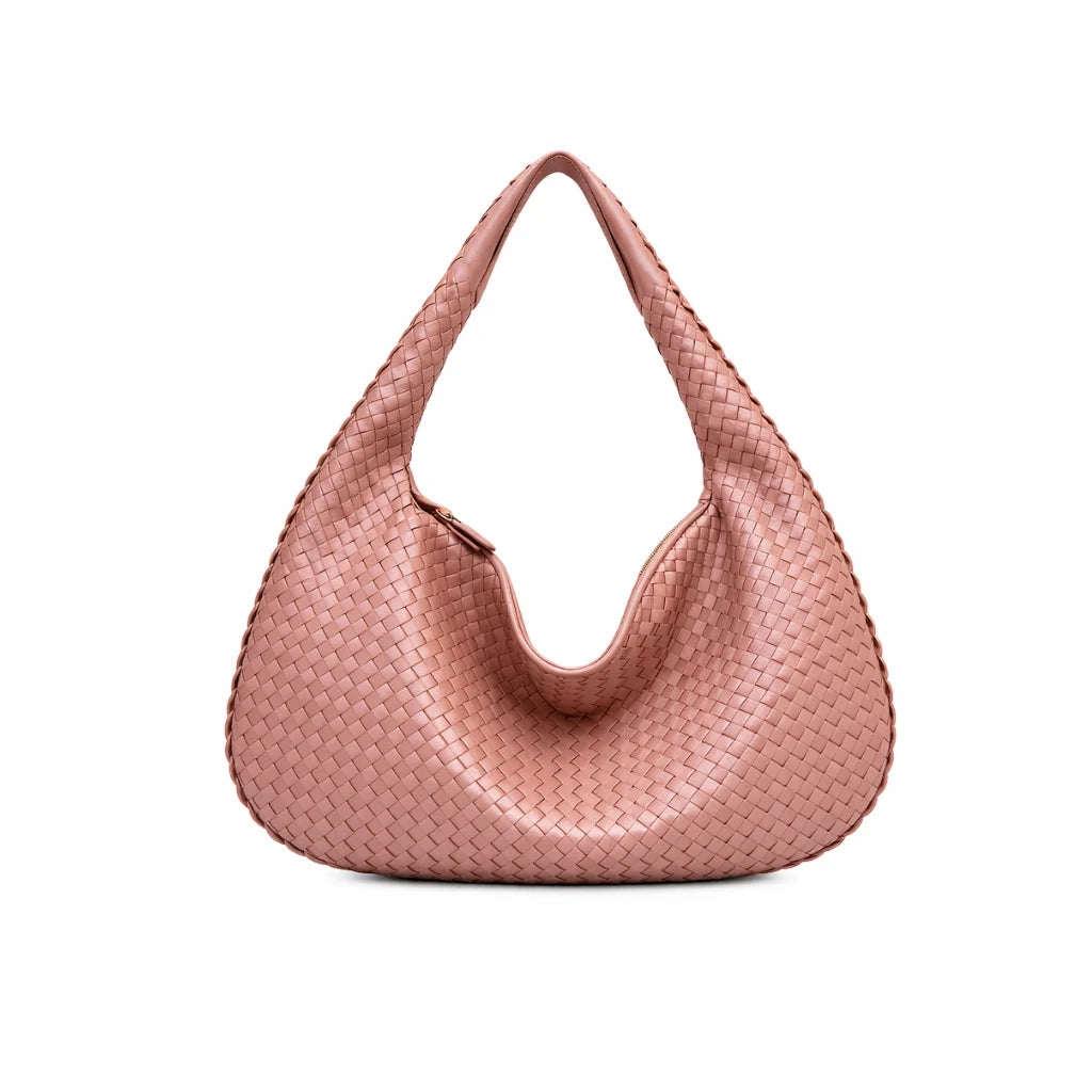Snail Wave Large Tote Bag - Blush