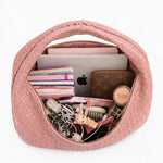 Snail Wave Large Tote Bag - Blush