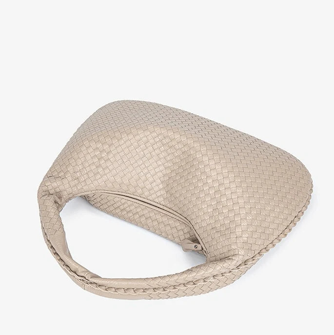 Snail Wave Large Tote Bag - Cream